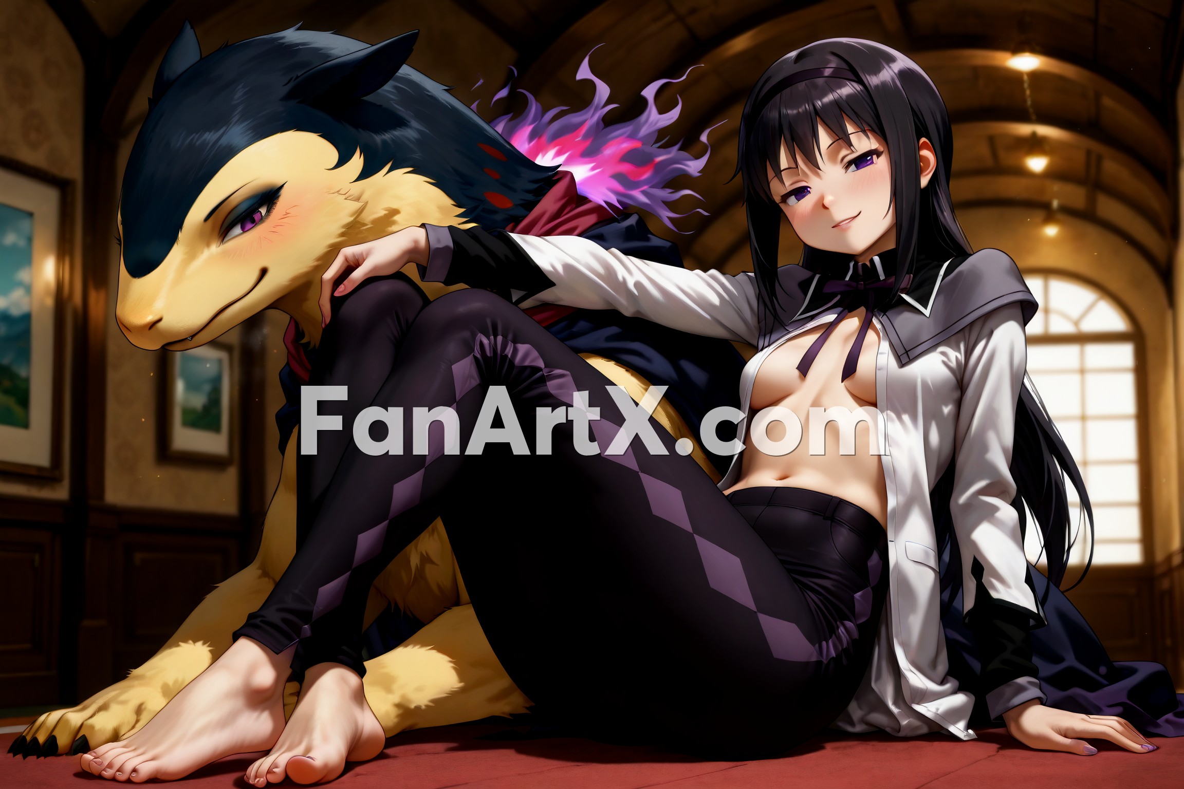 Akemi Homura Puella Magi Madoka Magica Fanart 3814081